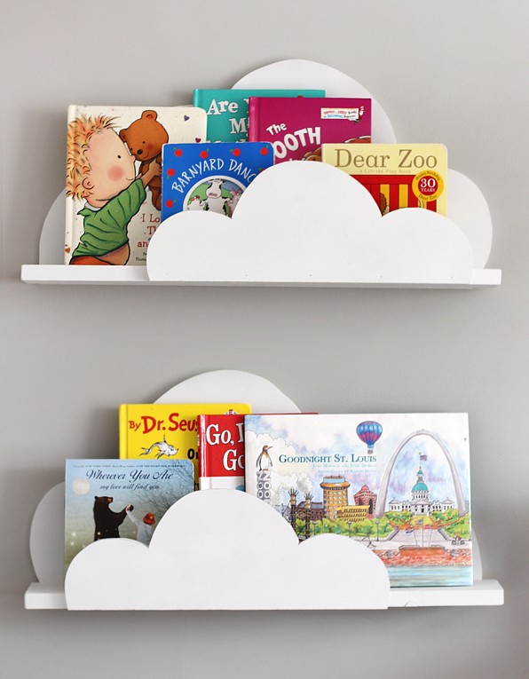 DIY could bookshelf for a kid's bedroom 7