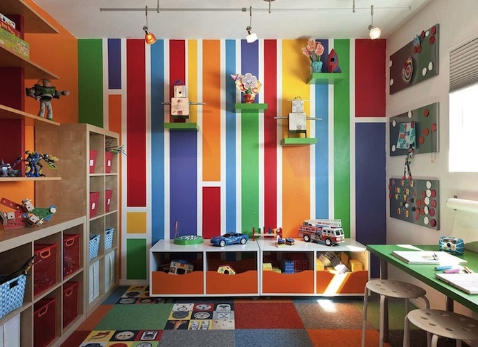 colorful kids room