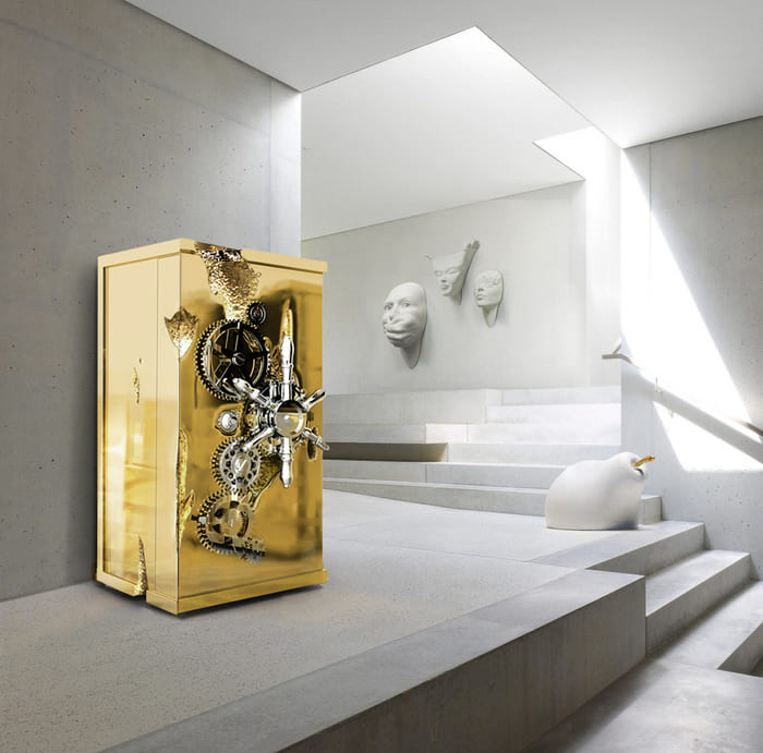 The Millionaire Safe is a statement piece designed to cause an impression.