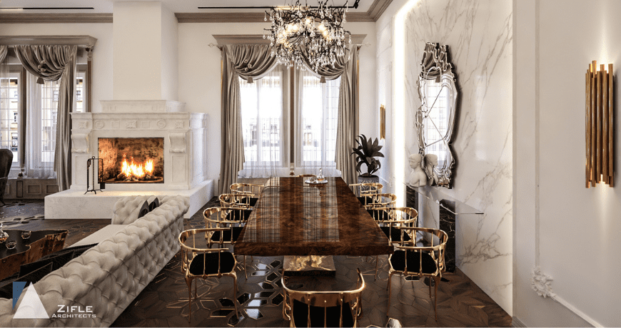LUXURIOUS DINING ROOM