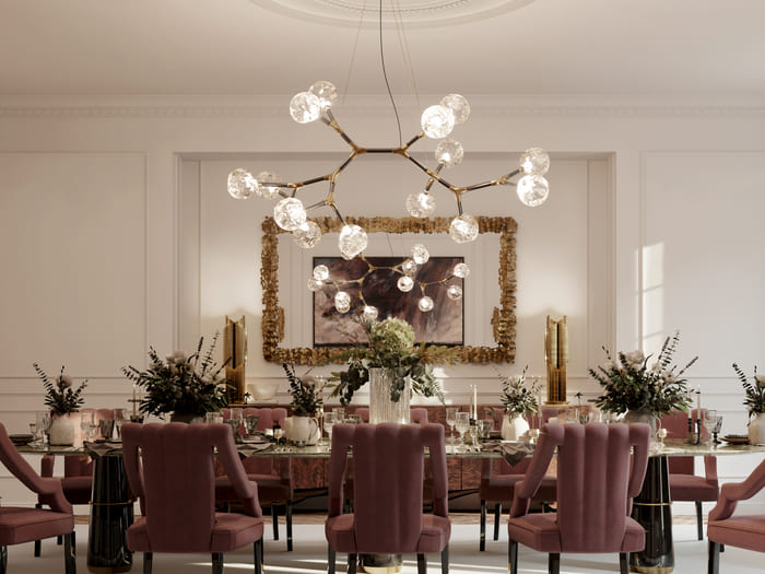 Sophisticated dinning room