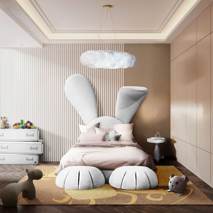 bunny shaped bed
