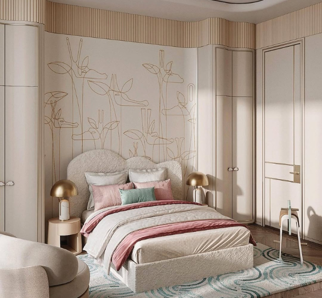 A Dreamy Girls Bedroom of Soft Elegance and Imagination