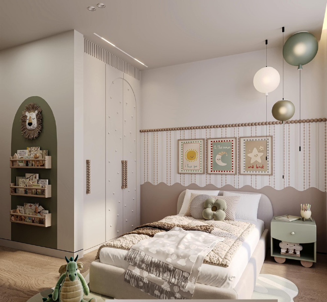 A Playful Take on Luxury Children’s Bedroom Design by Volu Studio