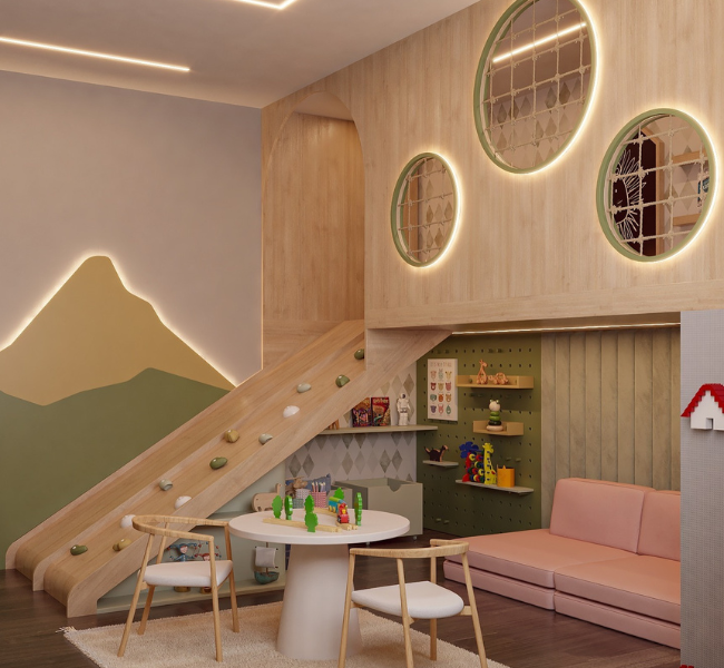 A Playroom Designed for Fun and Creativity