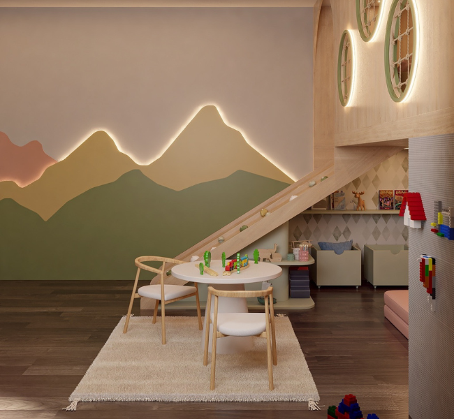 A Playroom Designed for Fun and Creativity