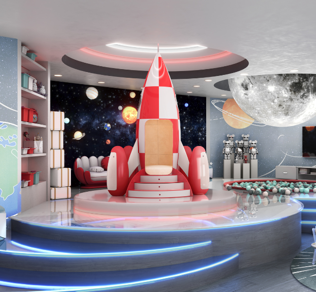 A Universe of Fun: Ultimate Rocky Rocket Playroom Designs