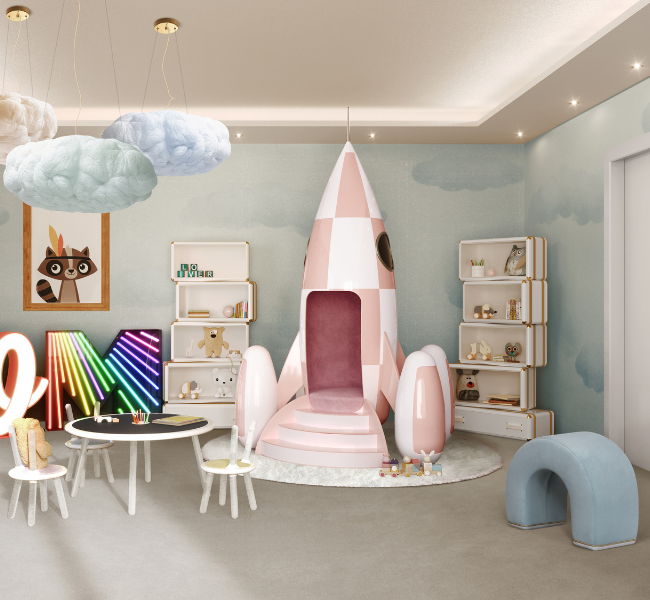 A Universe of Fun: Ultimate Rocky Rocket Playroom Designs