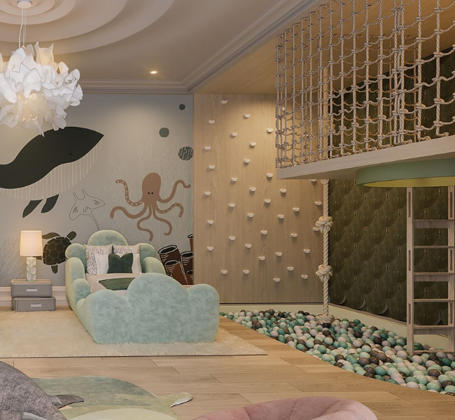 An Undersea Bedroom For Your Little Girl