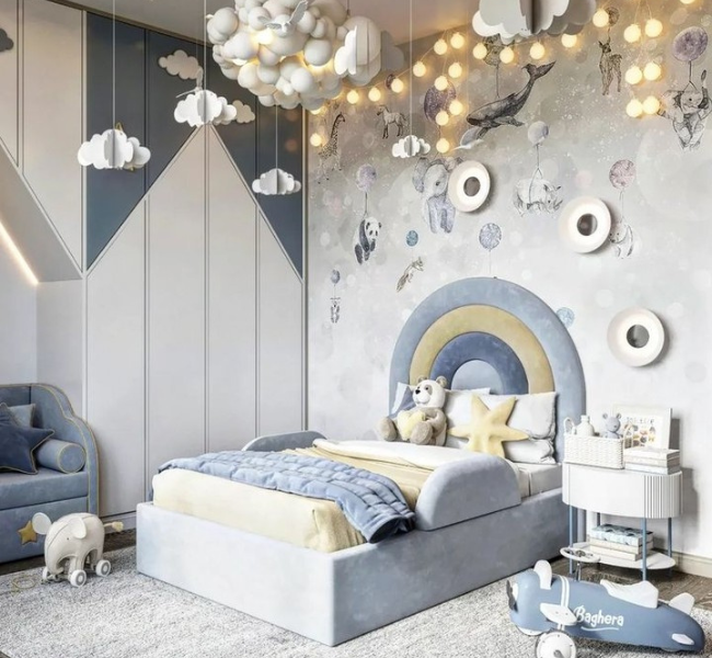 Cool and Calm: Designing a Blue-Themed Kids' Bedroom