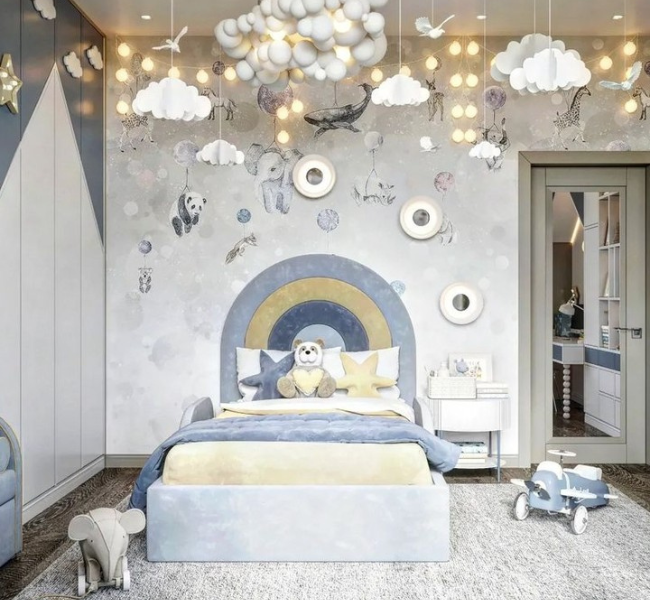 Cool and Calm: Designing a Blue-Themed Kids' Bedroom