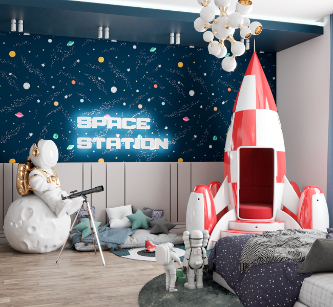 Cosmic Comfort: Decorating a Boys' Bedroom with a Space Theme