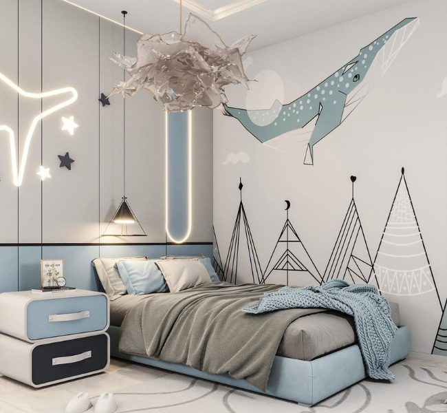 Creating a Dreamy Blue Bedroom for Two Little Boys
