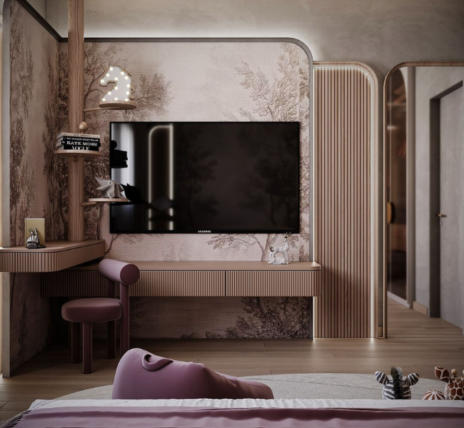 Creating a Serene and Playful Space: A Modern Children's Bedroom Design