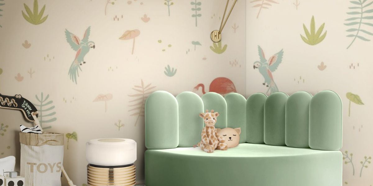 Creating a Serene Oasis: Green Tones Space for Kids