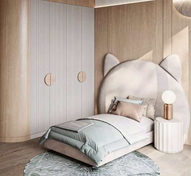 Creating Calm: Designing a Neutral Girl's Bedroom