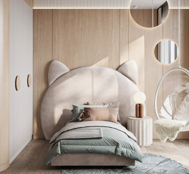 Creating Calm: Designing a Neutral Girl's Bedroom