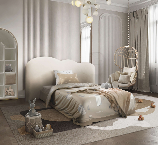 Designing a Balanced and Serene Kids' Room with Neutral Tones