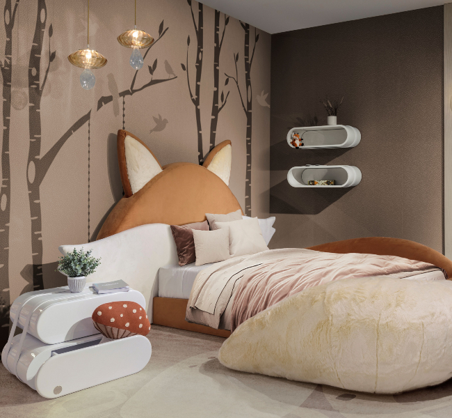 Foxy Charm: A Gender-neutral Kids' Bedroom Design