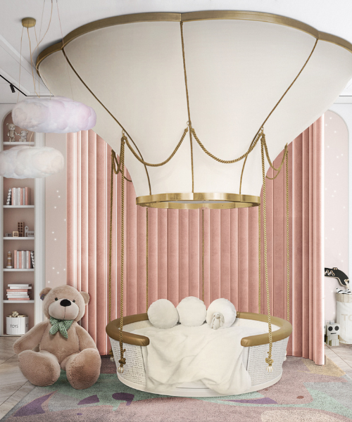 Girls' Bedroom: Up In The Pink Clouds