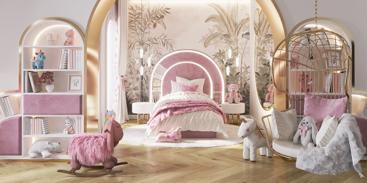 Girls’ Room: A Blossom Fairytale by We Wnętrzu