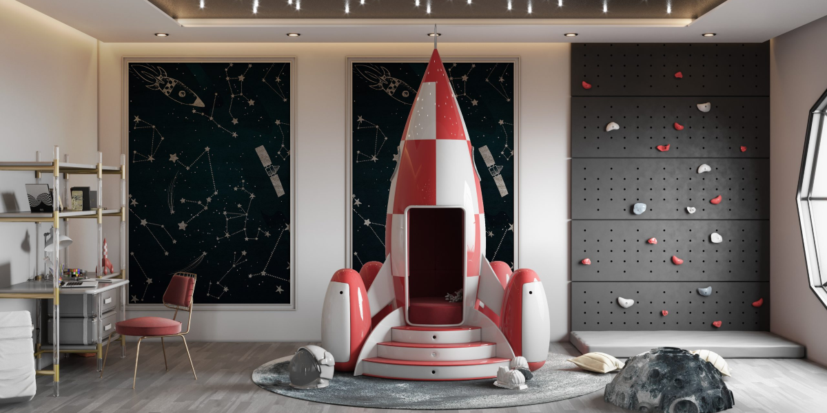 Luxury Space Theme Kids Room | Circu Magical Furniture