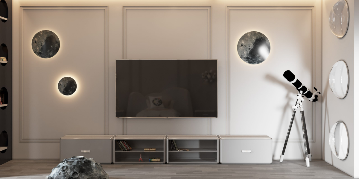 Luxury Space Theme Kids Room