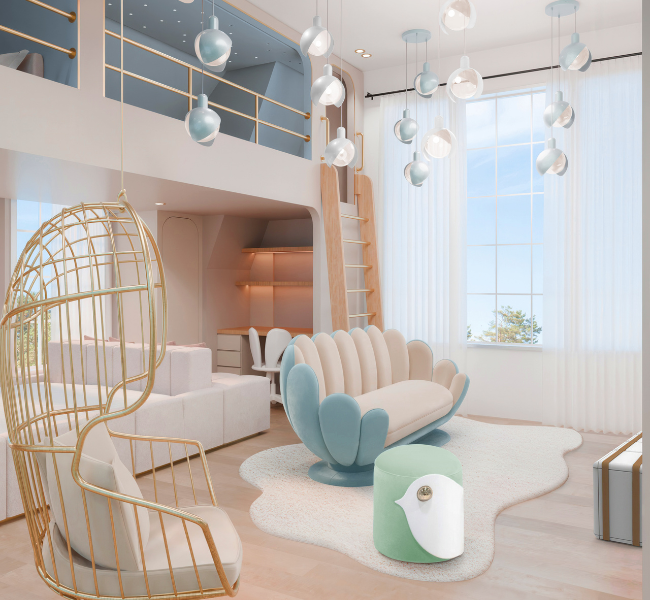 Nautical Adventure Haven – A Playful Ocean-Inspired Indoor Bedroom