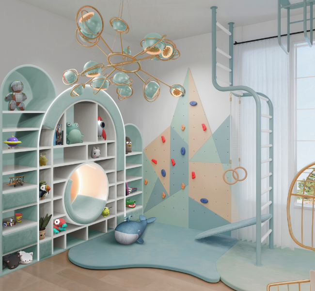 Nautical Adventure Haven – A Playful Ocean-Inspired Indoor Bedroom