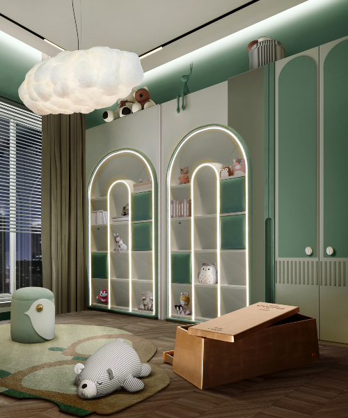 Peace, Balance, Harmony: A Kids' Bedroom Design In Green