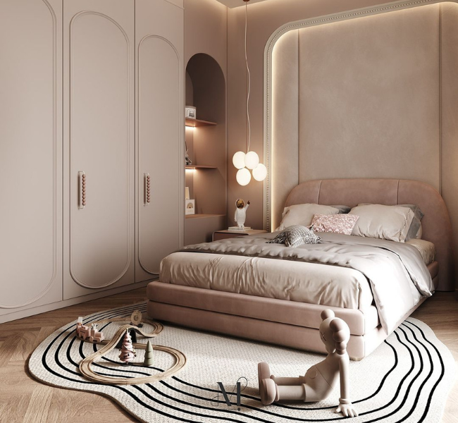 Soft Elegance: A Dreamy Blush Bedroom Design for Serenity and Style