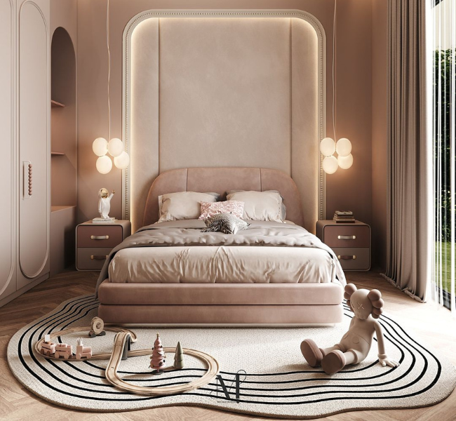 Soft Elegance: A Dreamy Blush Bedroom Design for Serenity and Style