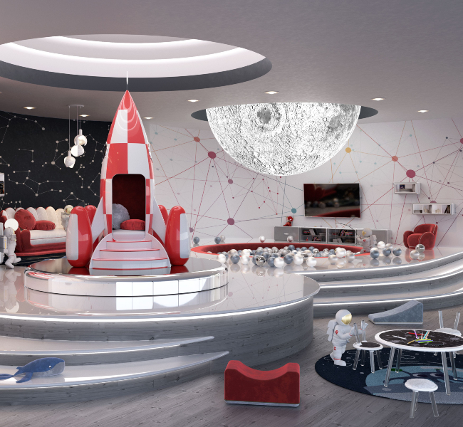 Stars and Planets Gather In The Out of Space Playground