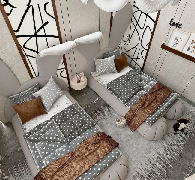 The Ultimate Modern Touch: Mr. Bunny Bed - A Stylish and Cozy Addition to Any Bedroom