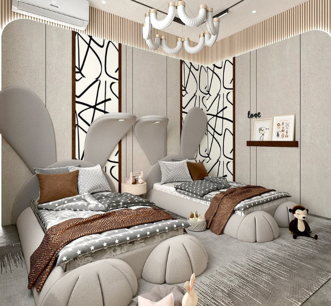 The Ultimate Modern Touch: Mr. Bunny Bed - A Stylish and Cozy Addition to Any Bedroom