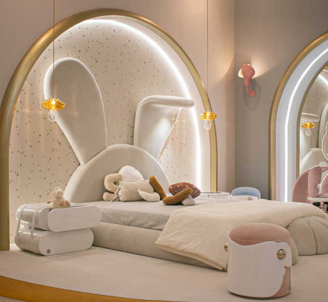 Welcome To Bunnyland: A Whimsical Kids' Bedroom Design