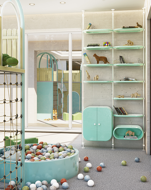 GREEN MINT PLAYROOM