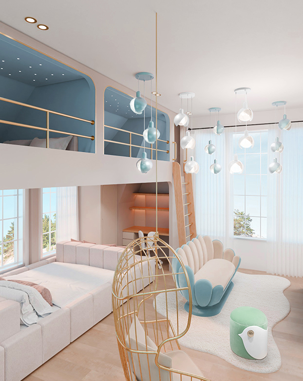 Nautical-Inspired Bedroom Escape 