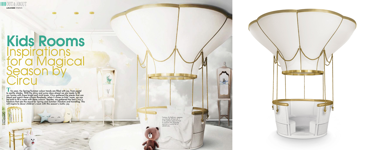 Interiors 2018 Press Clipping of Circu Magical Furniture Luxury brand for children