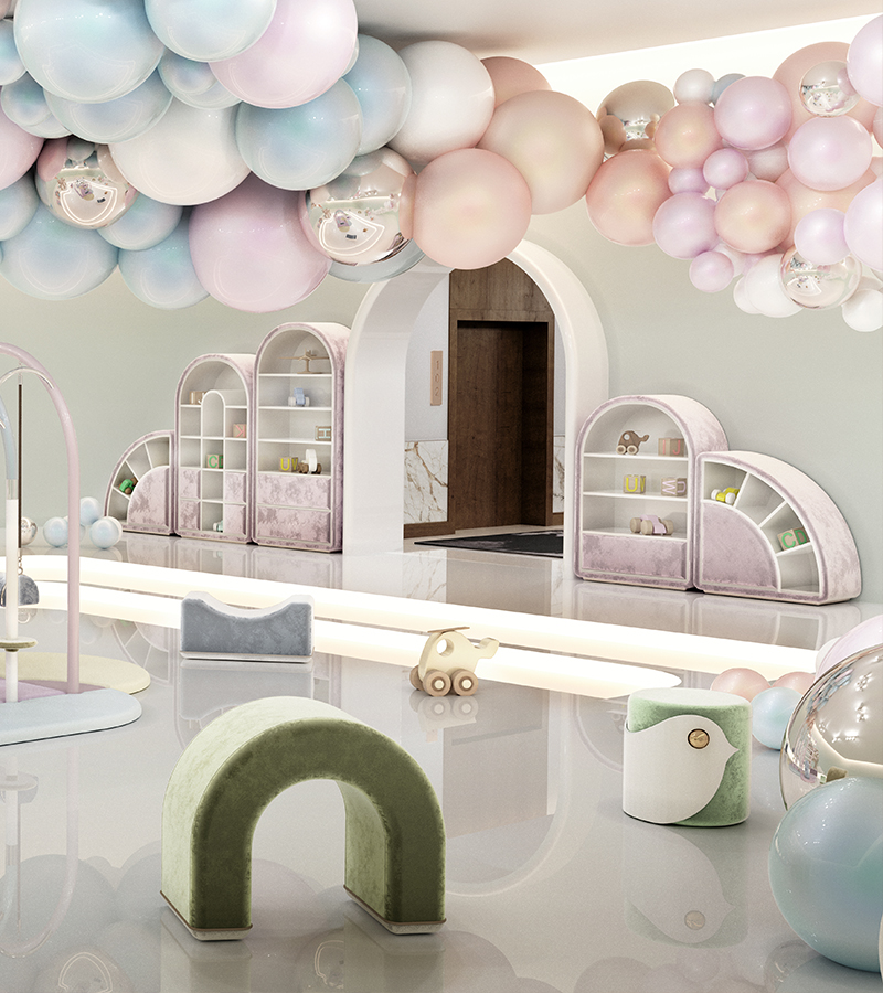 Bubble Gum Slice circu magical furniture kids storage