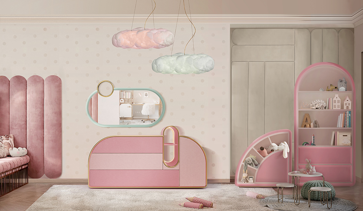 Bubble Gum Small circu magical furniture kids mirrors