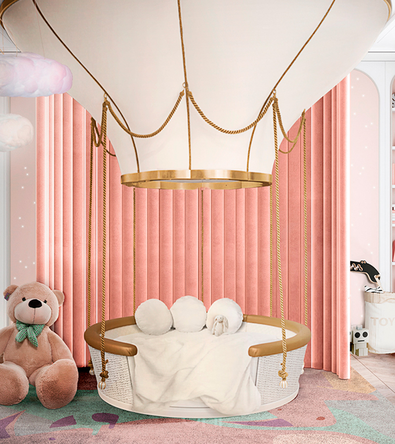 Fantasy Air Balloon circu magical furniture kids beds
