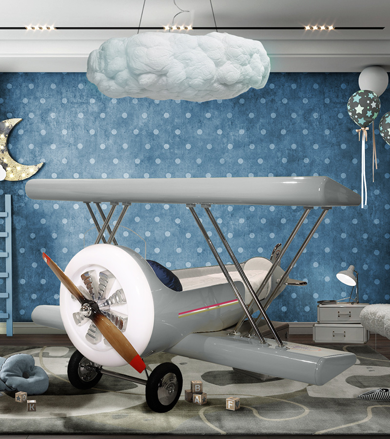 Sky B Plane circu magical furniture kids beds