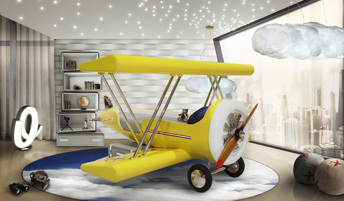 Sky B Plane circu magical furniture kids beds
