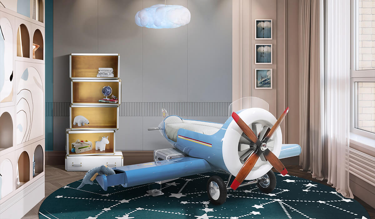 Sky One Plane circu magical furniture kids beds
