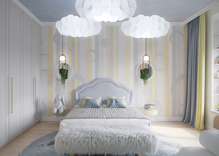 Pastel Color Bedroom Full of Brightness