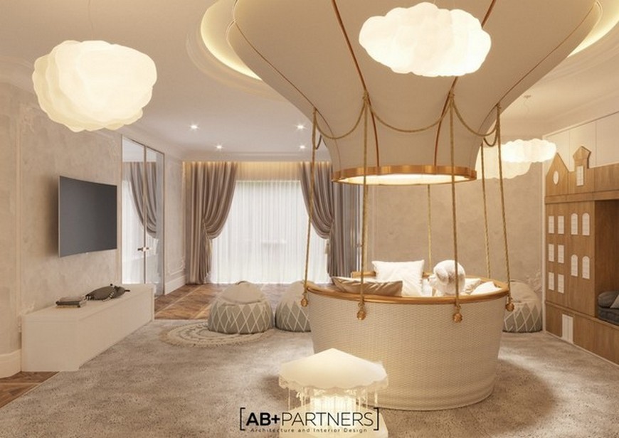AB + Partners Amazing Nursery with Fantasy Air Balloon