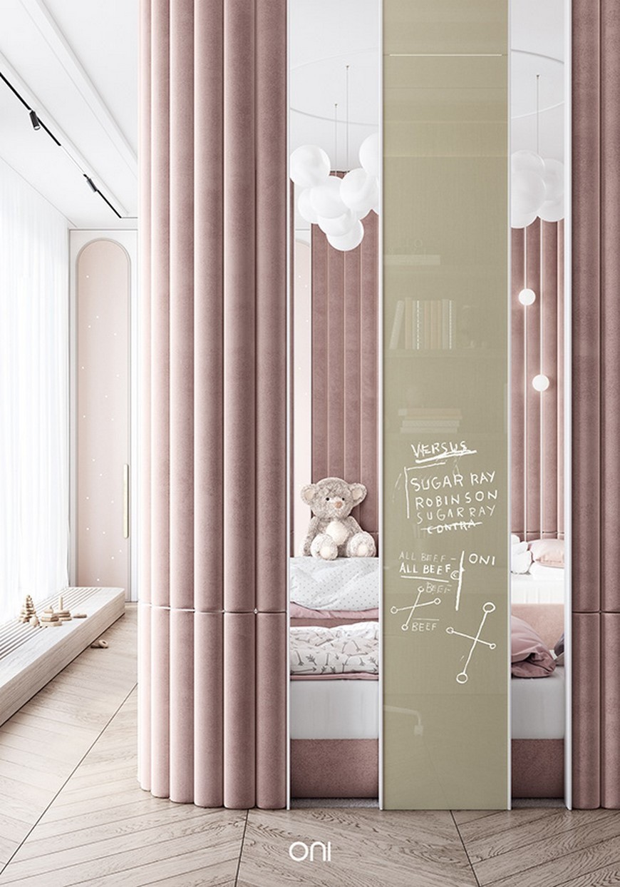 An Incredible Pastel Kids Bedroom Design by Oni Architects