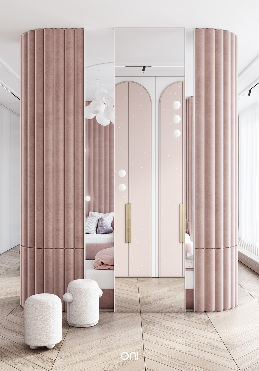 An Incredible Pastel Kids Bedroom Design by Oni Architects