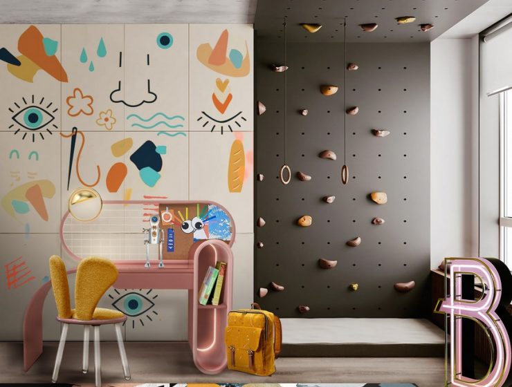 Modern Playroom Design with Bright Colours